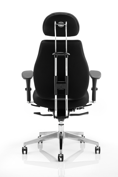 Chiro Plus Black Fabric Ergonomic Office Chair