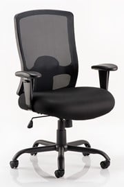 Atlas Heavy Duty Bariatric Mesh Office Chair - Black