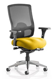 Regent Mesh Office Chair - Yellow 