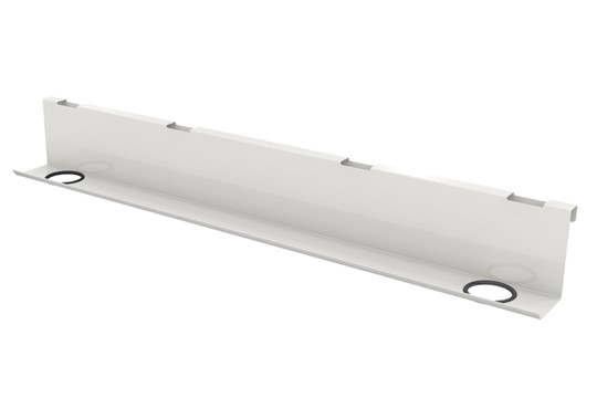 White Geo Desk Cable Tray 1400mm