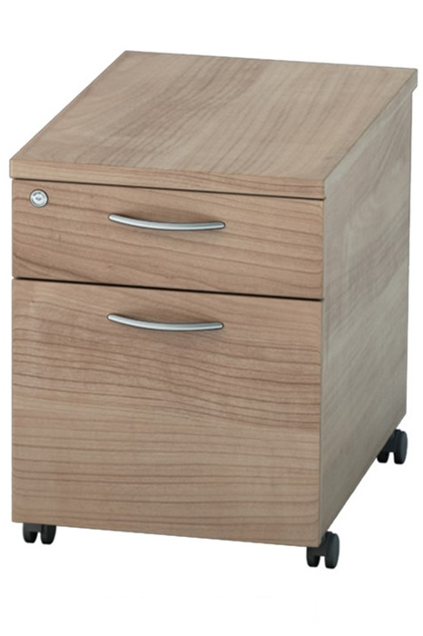 View Thames Mobile Office Pedestal Drawers 4 Wood Colours Lockable information