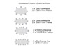 Harmony Walnut Folding 22.5 Degree Trapezoidal Table