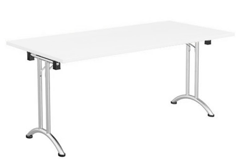 Avon White Folding Rectangular Table