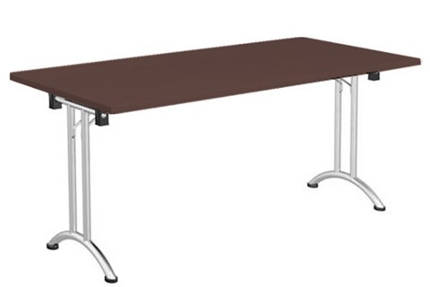Harmony Walnut Folding Rectangular Table - 1200mm 