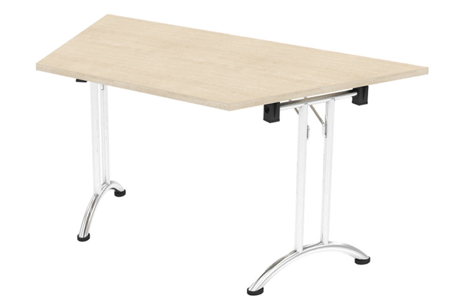 View Thames Folding 30 Degree Trapezoidal Table Maple information