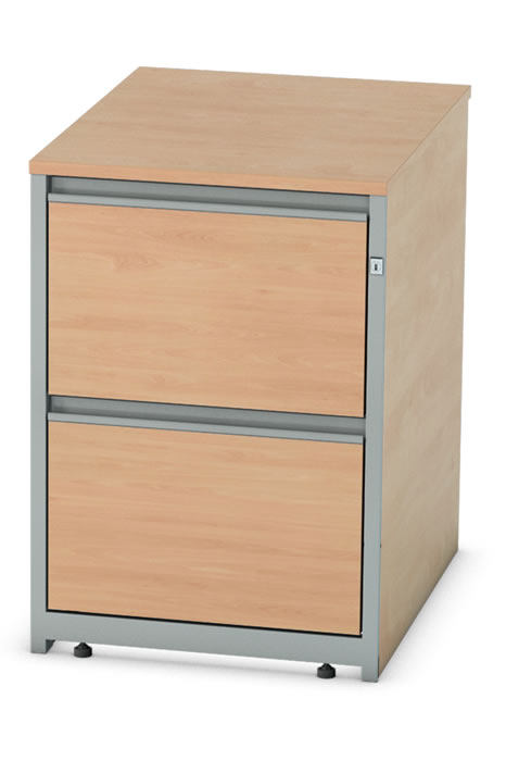 View Thames Beech Two Drawer Filing Drawers Lockable information