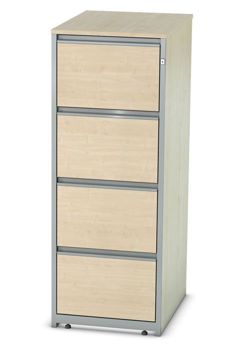 View Beech Four Drawer Filing Cabinet East Glide Drawers Lockable information