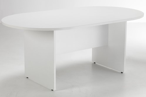 Kestral White D End Boardroom Table