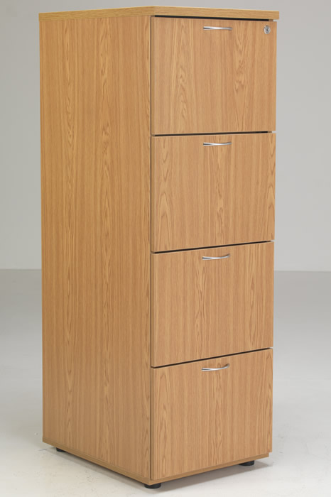 View Oak Office 4 Drawer Filing Cabinet Antil Tilt Kestral information