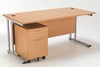 Kestral Promo Desk And Pedestal