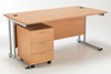 Kestral Promo Desk And Pedestal