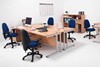 Kestral D-End Bench Desk