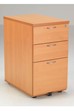 Kestral 3 Drawer Desk High Pedestal