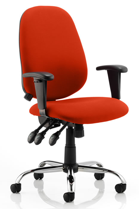View Cork High Back Deeply Padded Office Chair Large Range Of Fabrics information
