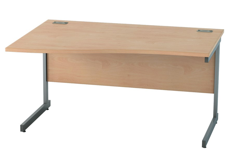 Pinch or double click to zoom Thames Wave Cantilever Desk