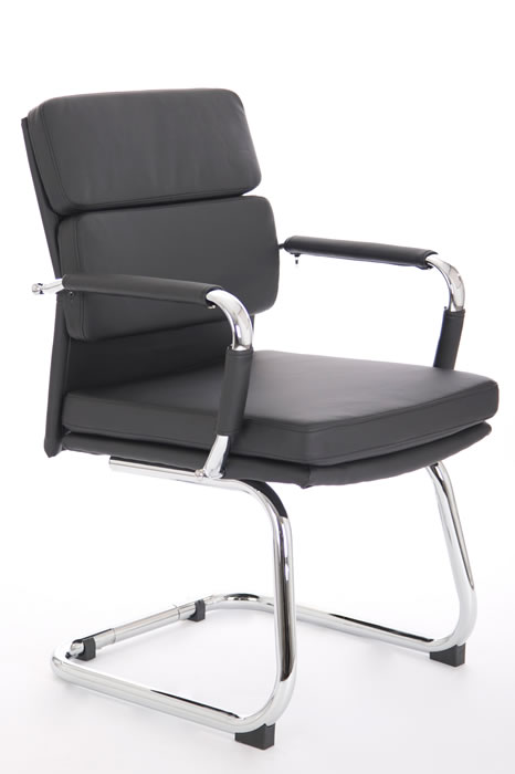 View Florence Bonded Leather Visitor Chair Deep Padded Seat BR000206 information